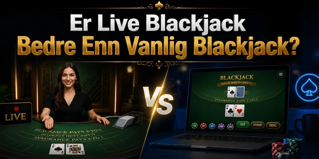 Er Live Blackjack Bedre Enn Vanlig Blackjack?